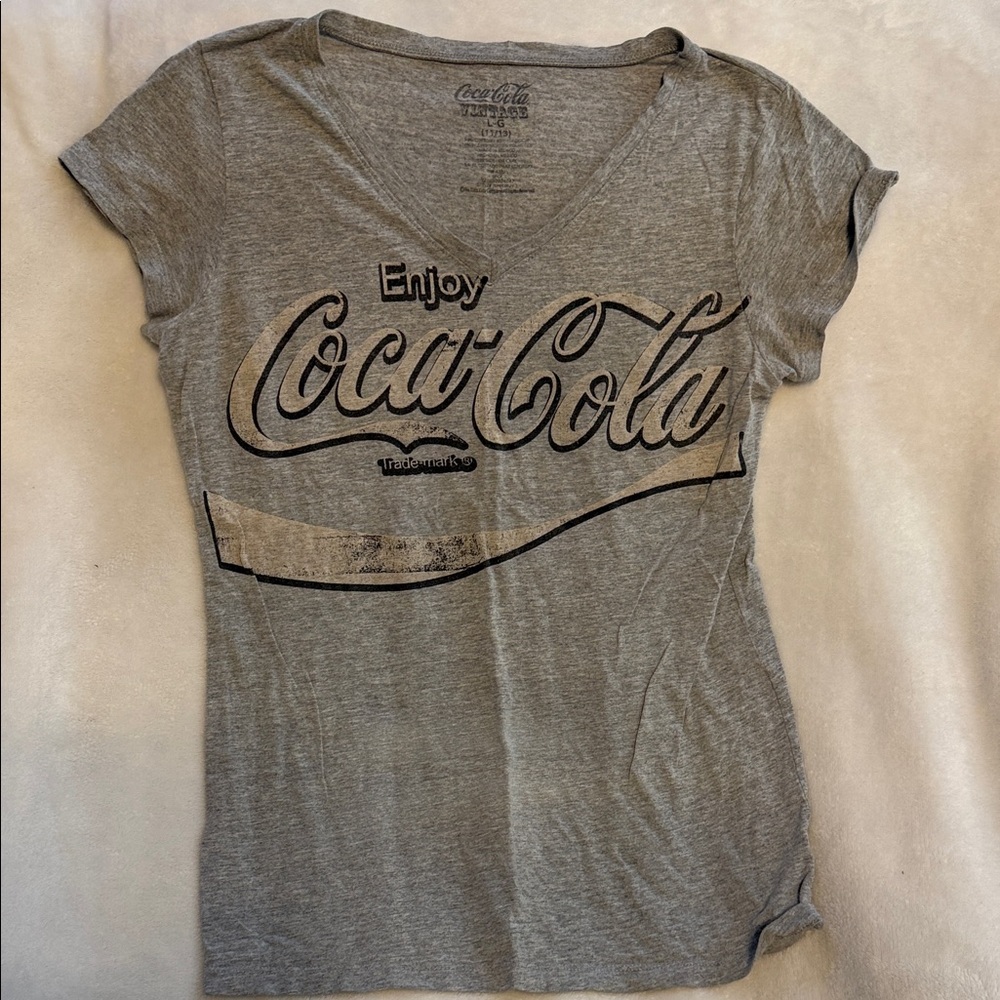 Coca-Cola Heather Gray Tee